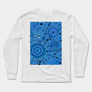 Mandala -- BLUUUUUUE Long Sleeve T-Shirt